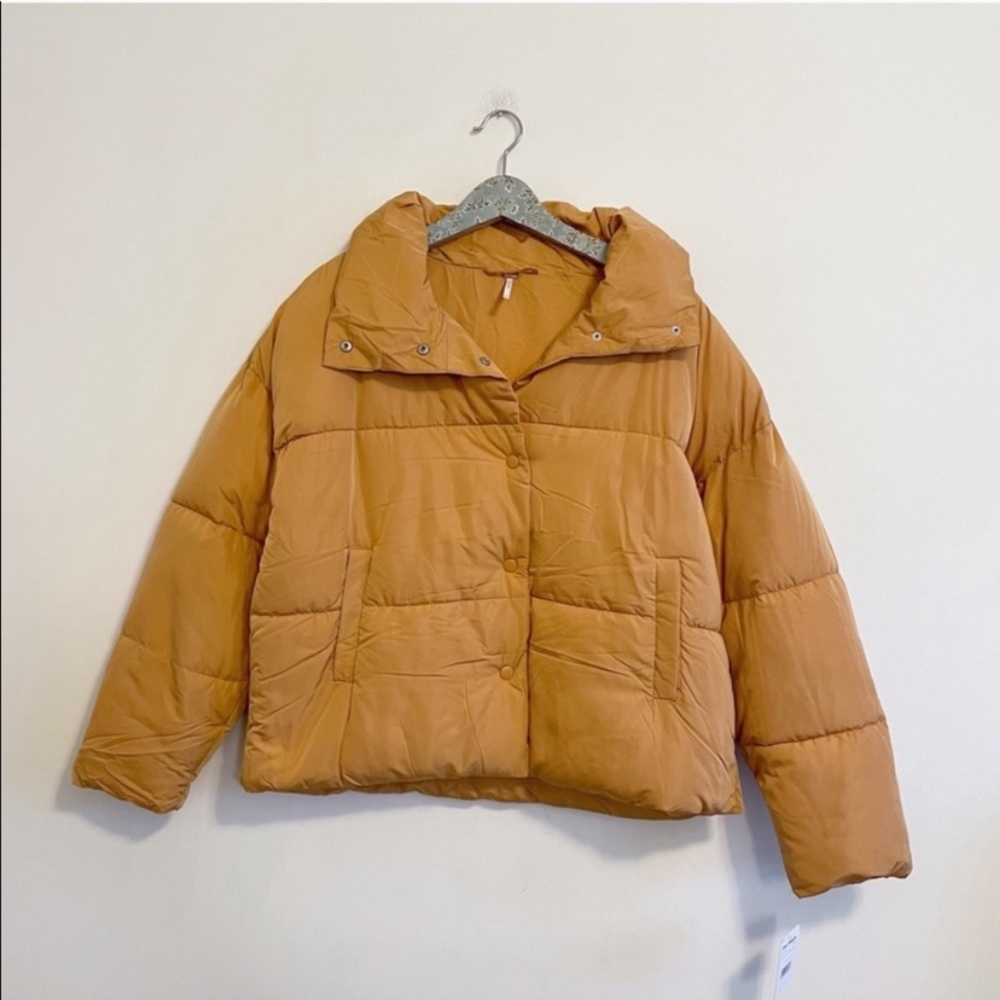 NWT Free People Weekender Puffer Jacket Bronze